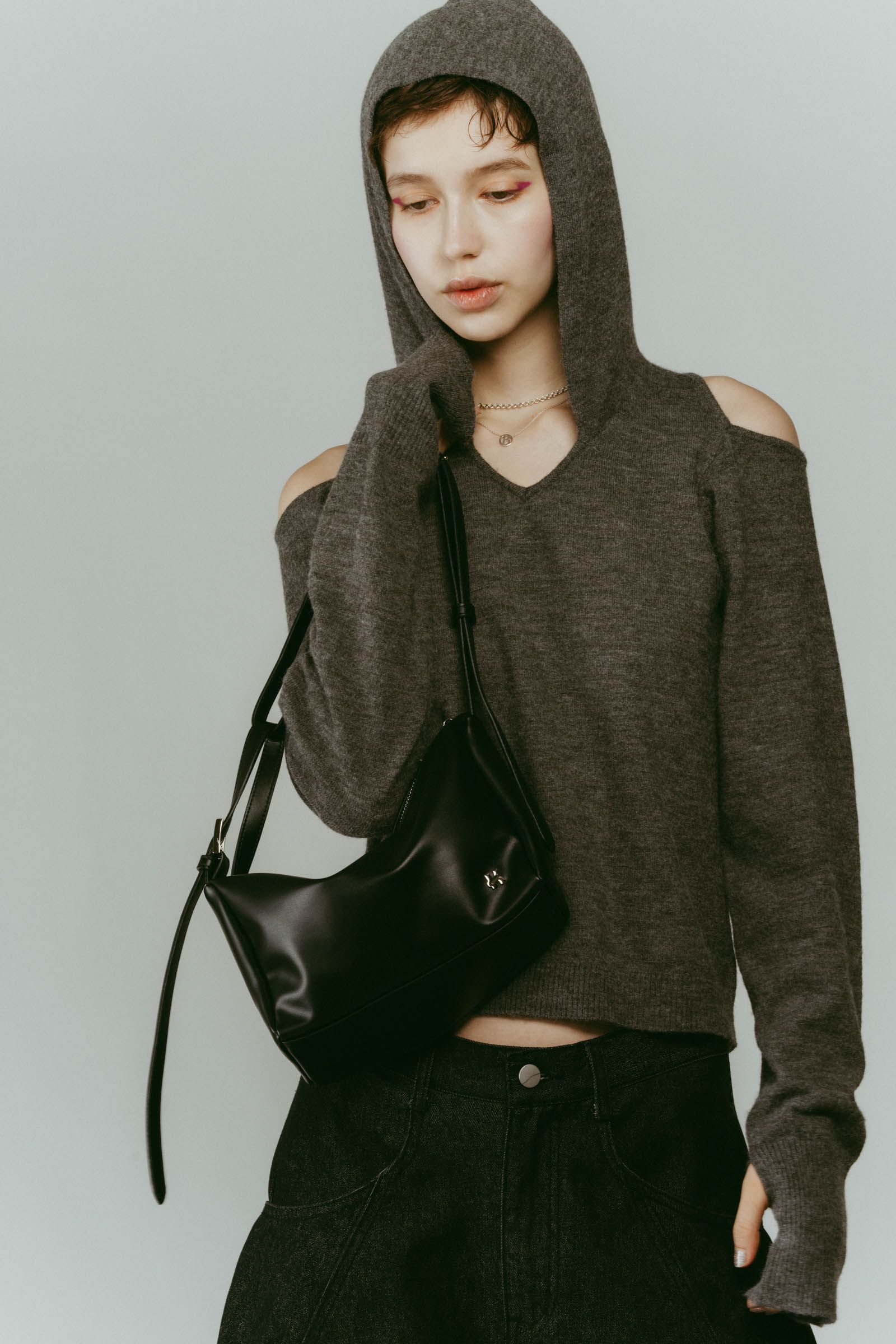 ring-handle bag / リングハンドルバッグ (ブラック) / 25AW