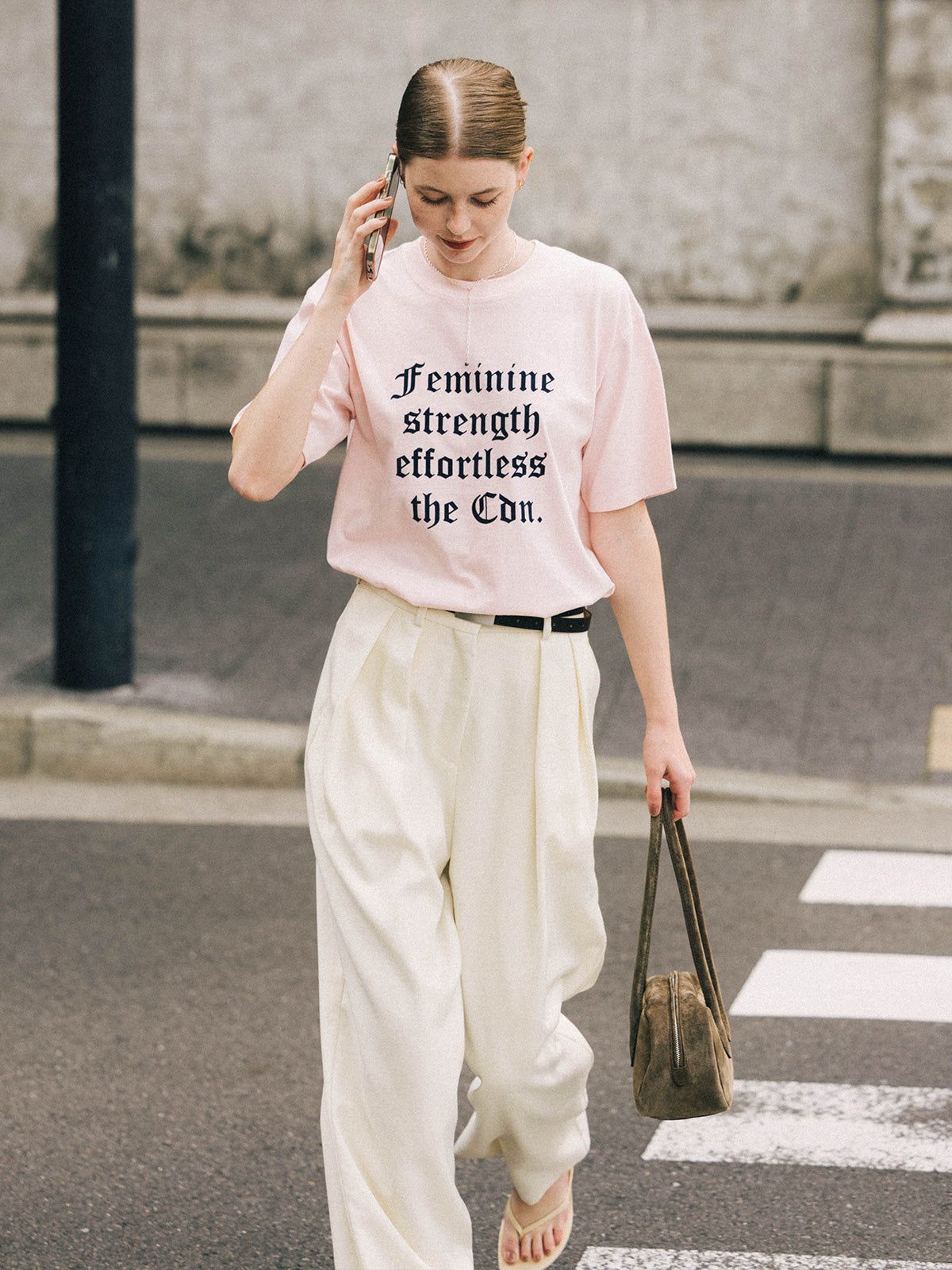 パーマネント Tシャツ (FLOCKY OLD ENGLISH) PARMANENT TEE (FLOCKY OLD ENGLISH) /  26SS