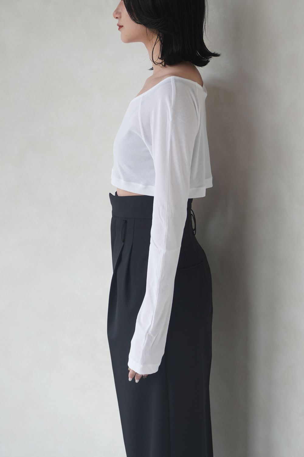 SHEF SHORT PULLOVER / ショートプルオーバー (ホワイト)