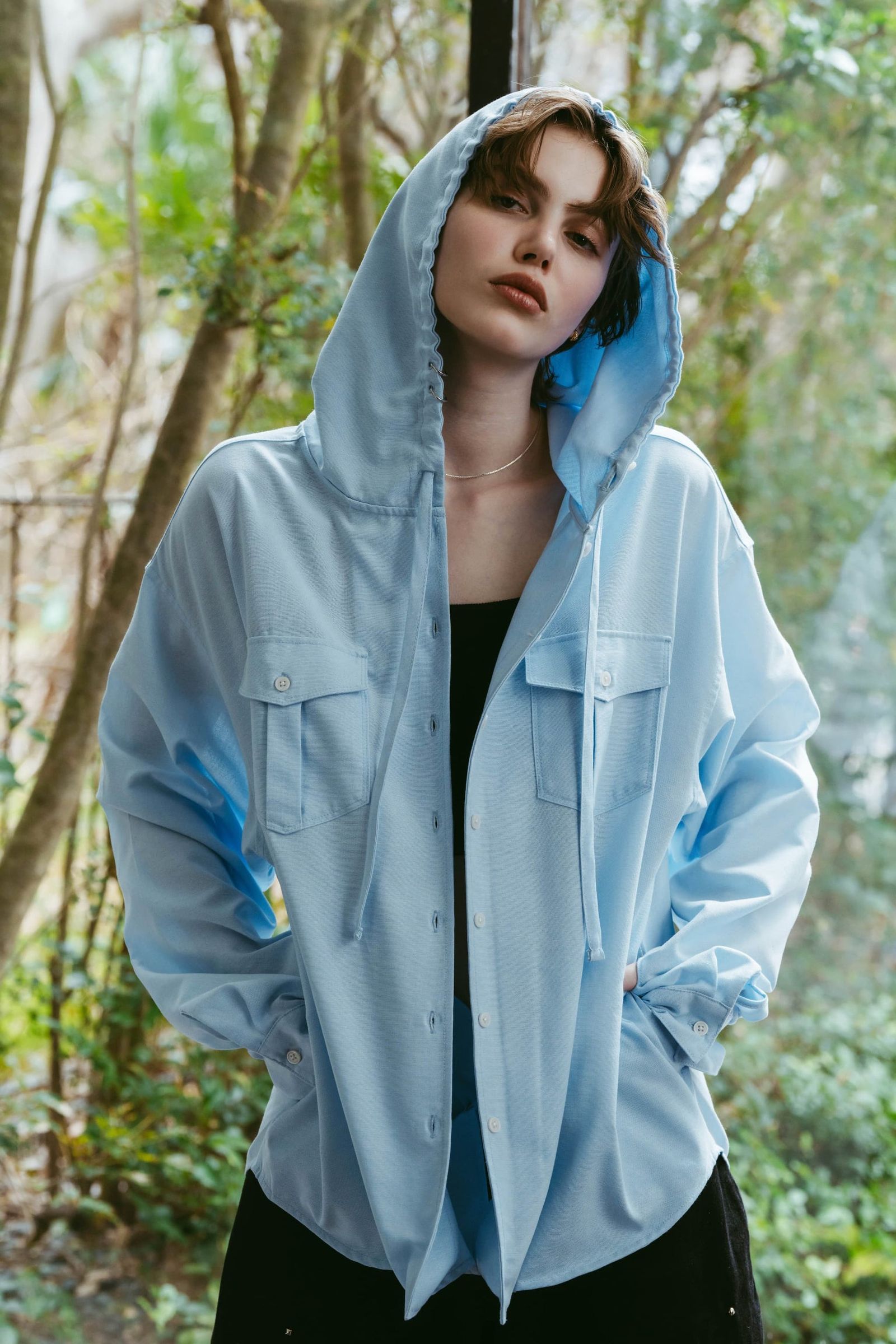 UVプロテクション フーディ (ブルー) UV protection hoodie(unisex) (Blue) /  26SS