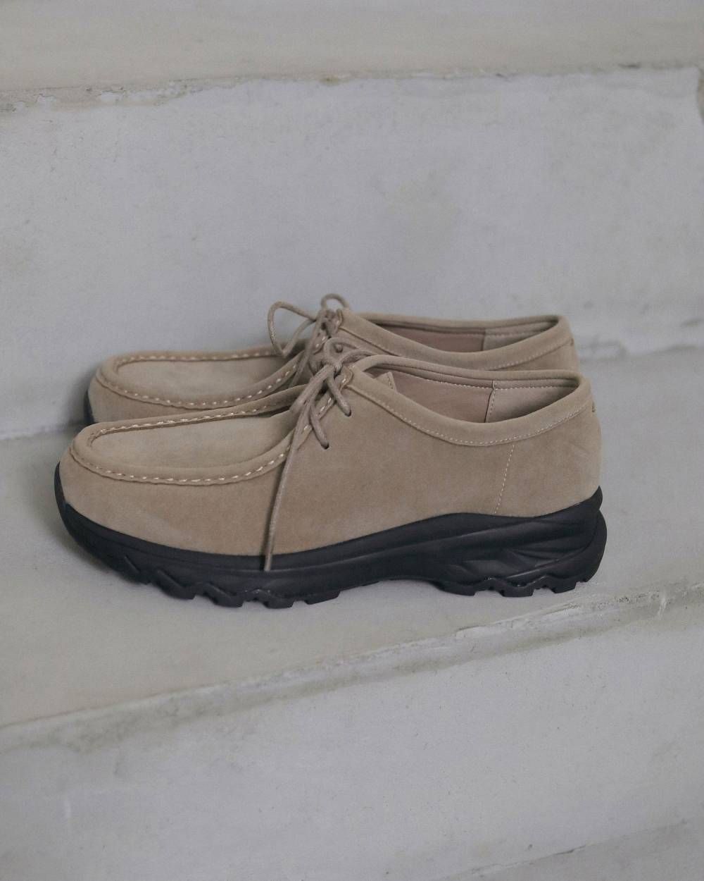 エコスエードモカシン (ベージュ) Eco Suede Moccasin (Beige) / 26AW 【6月29日まで期間限定予約】