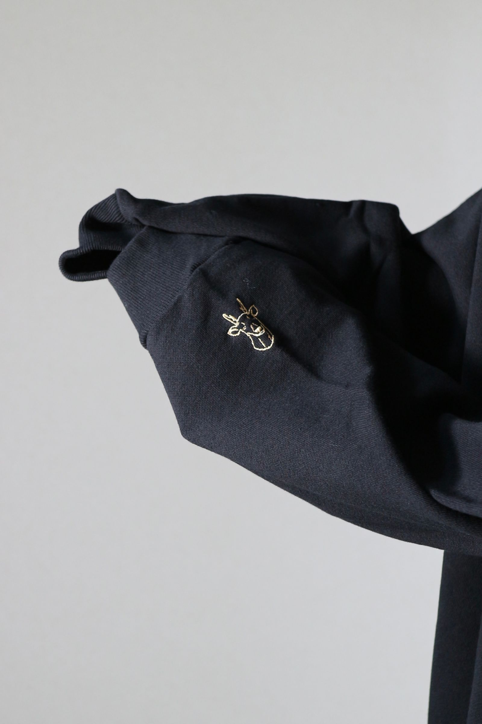 ORGANIC COTTON HOODIE / オーガニック コットン パーカー (ブラック)