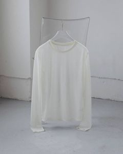 スリット シフォントップス (アイボリー) Slit Chiffon Tops (Ivory) / 27SS
