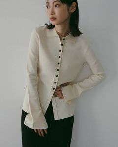 Linking Knit Shirts / リンキングニットシャツ (Ivory) / 26SS