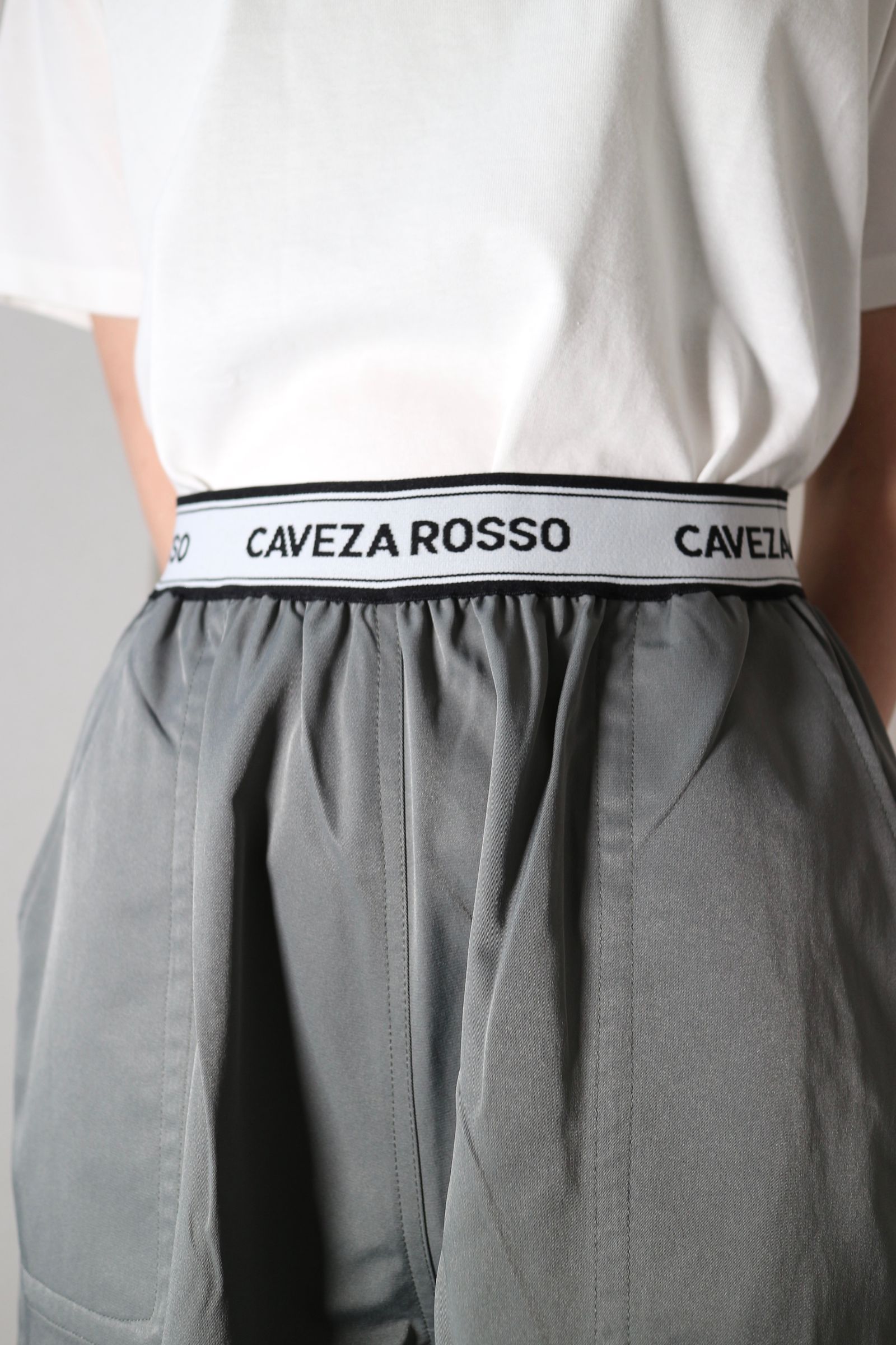 CAVEZA ROSSO - LOGO BELT STRAIGHT PANTS / ロゴベルトストレート 
