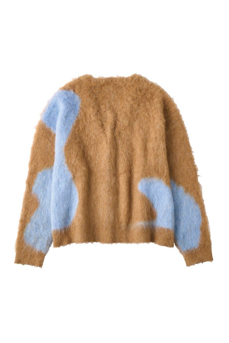 Vnack cardigan(unisex) / Vネックカーディガン (キャメル) / 25AW