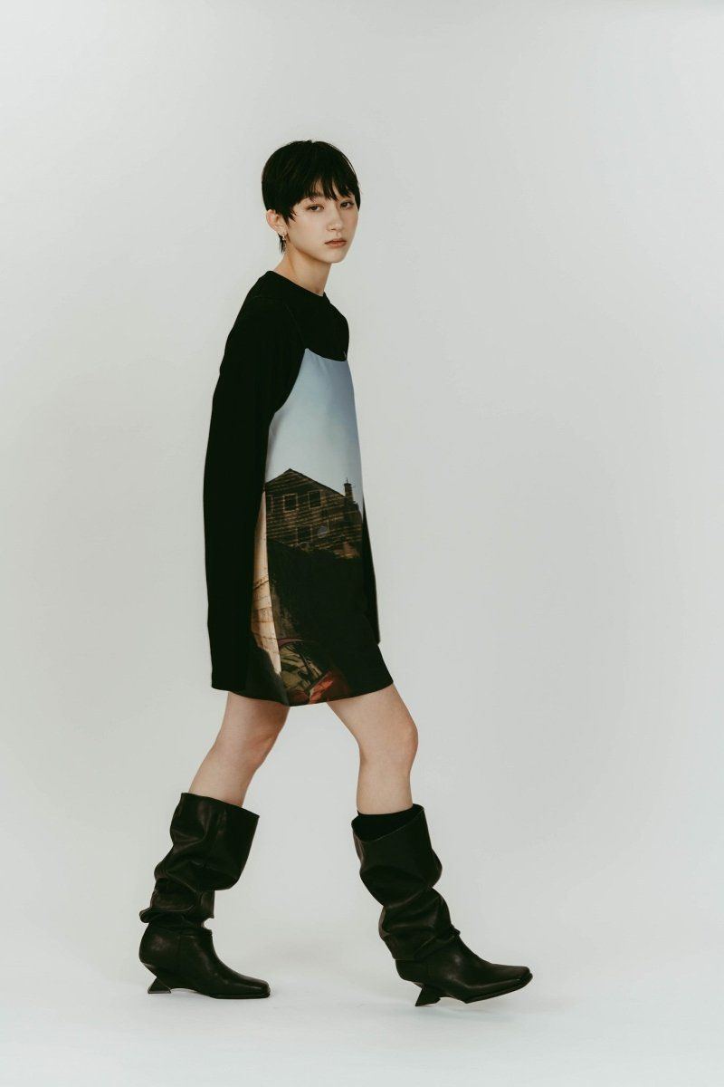 scenery print mini one piece (croatia) / 風景プリントミニワンピース (クロアチア) / 26SS