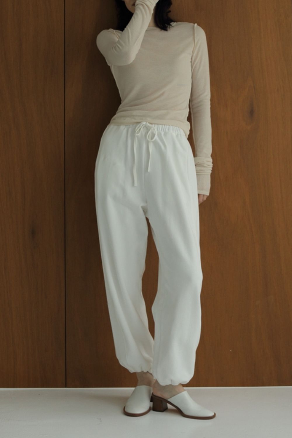 Reversible Long T-shirts / リバーシブルロングTシャツ (クリーム)