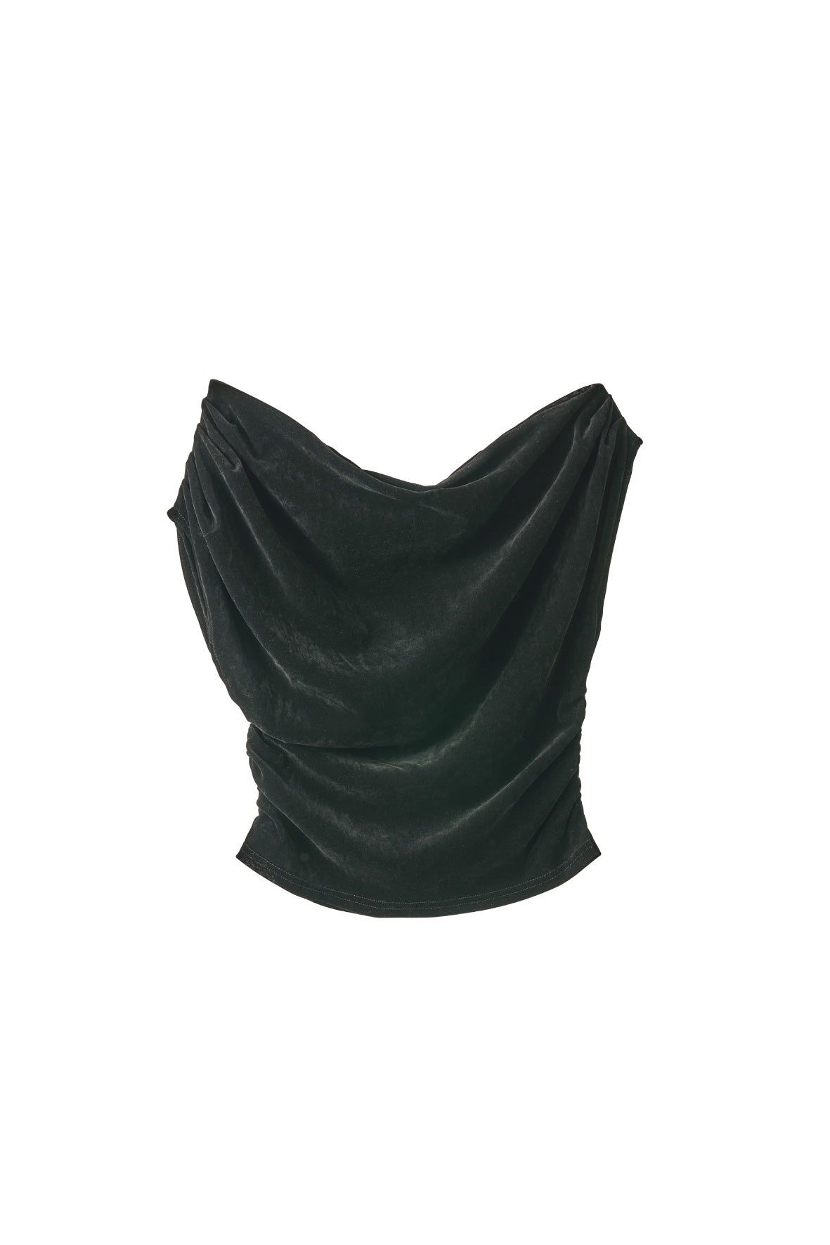 シアーベロア トップス (ブラック) sheer velour top (Black) /  26SS