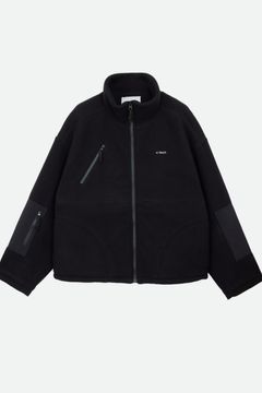 NOUNLESS OVER FLEECE JACKET (NOIR) / オーバーフリースジャケット ノワール