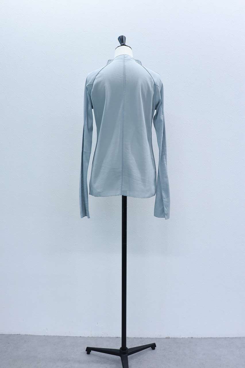 コットンチュールロンT (ブルーグレー) Cotton Tulle Long-Sleeve Tee (Blue Gray) / 26AW