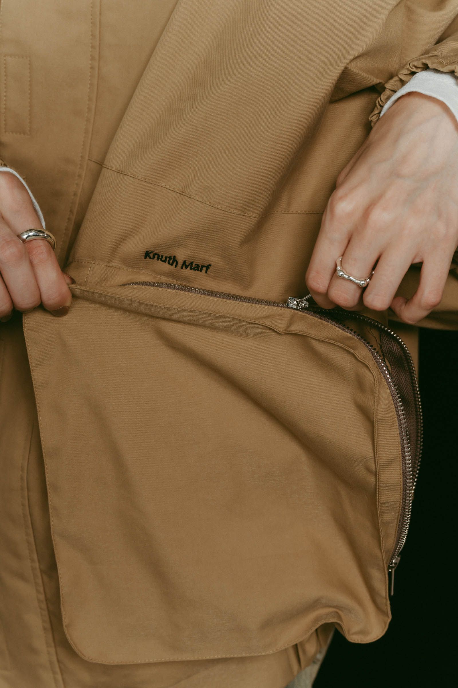 2way nylon blouson(unisex) / 2ウェイナイロンブルゾン (キャメル) / 25AW