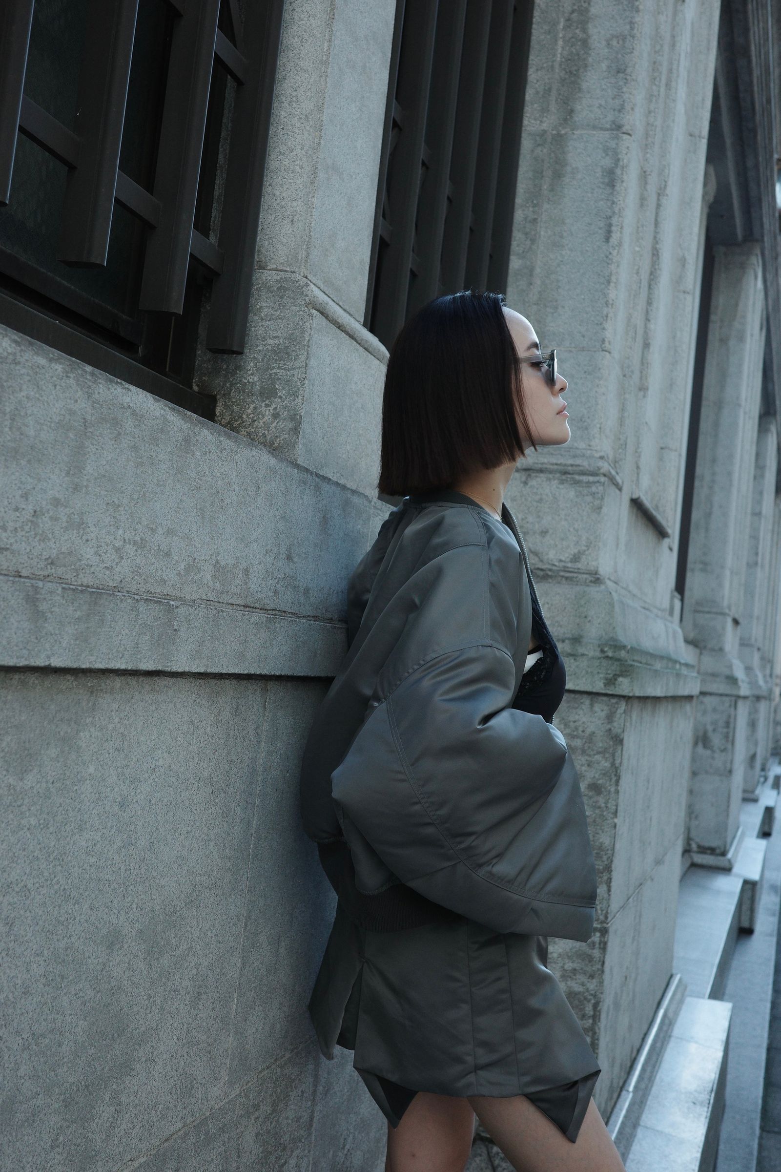 Nylon MA-1 (グレー)