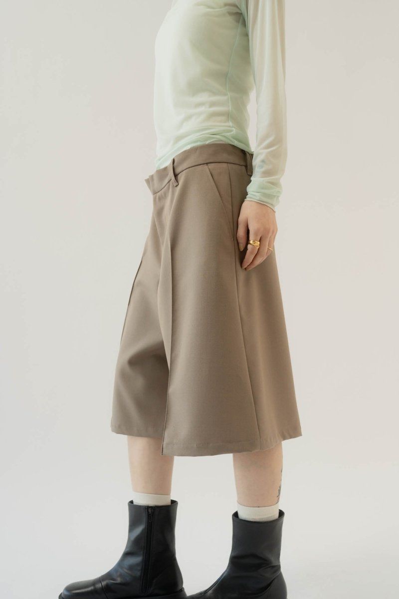 Knuth Marf - layered half pants(unisex) / レイヤード ハーフ