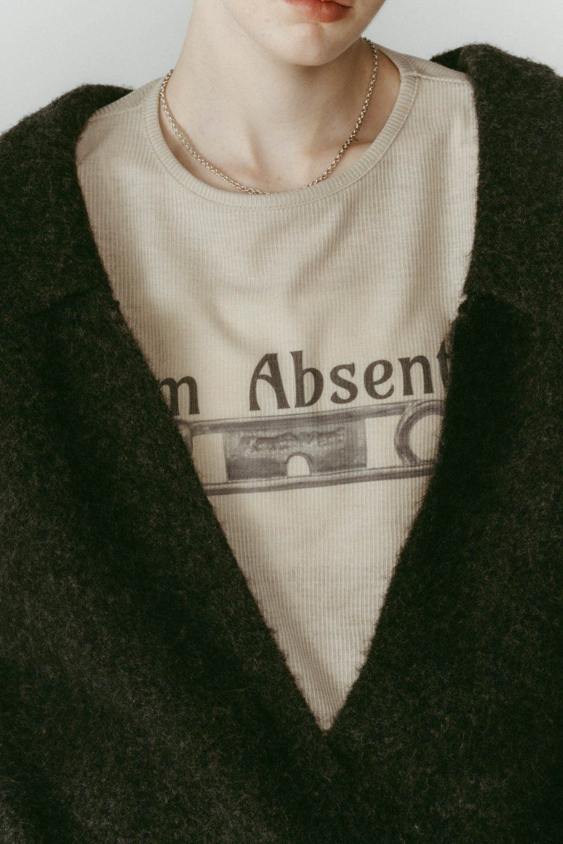 docking loose knit(unisex) / ドッキングルーズニット (ダークグレー) / 25AW