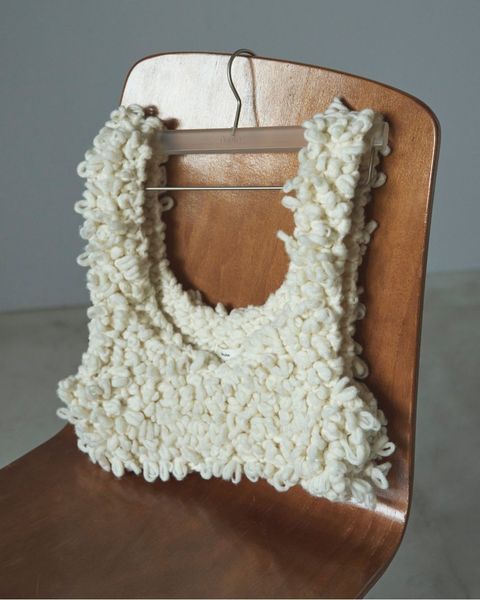 【25AW】Loop Knit Vest / ループニットベスト (アイボリー)