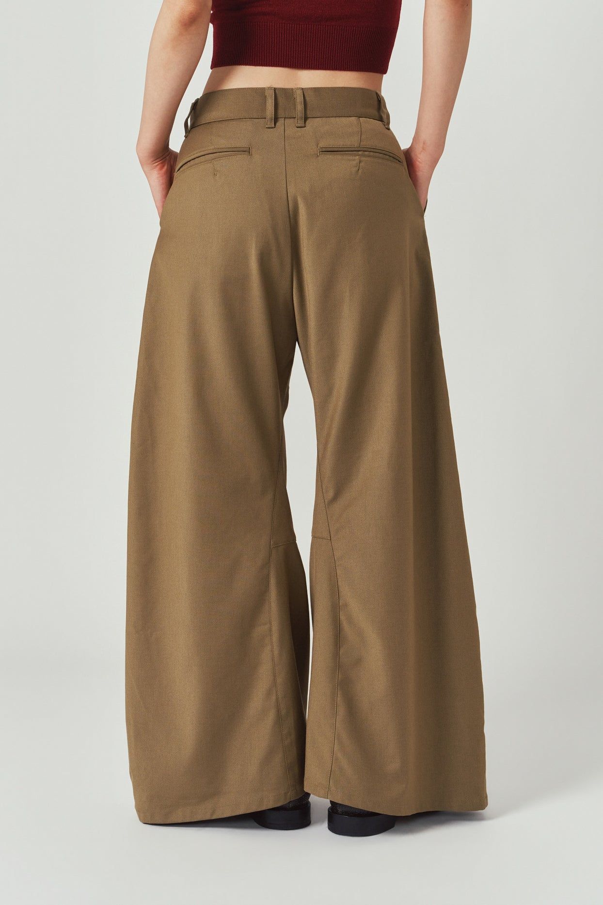 プリーツスカートパンツ (ベージュ) pleated skirt pants (Beige) / 26AW