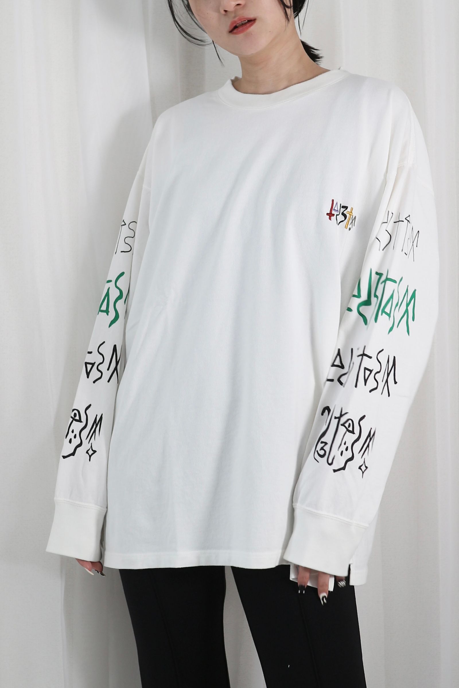 FACETASM - GRAPHIC LONG SLEEVE TEE / グラフィックロングスリーブTシャツ (ホワイト) / ユニセックス |  Sir online store / サー オンラインストア