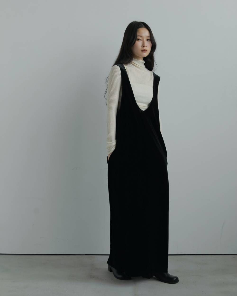 【25AW】Soft Rib Turtle / ソフトリブ タートルネックニット (アイボリー)