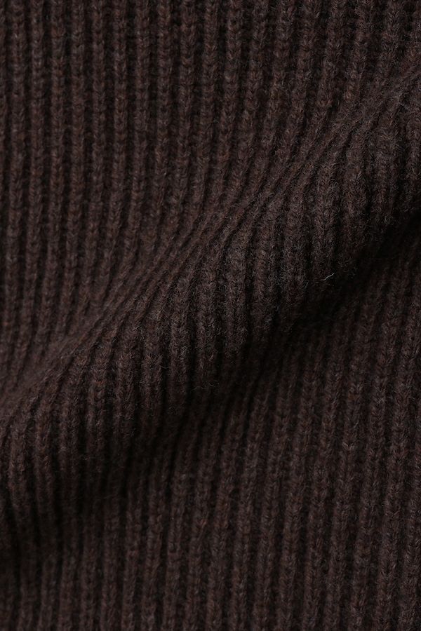【25AW】RAGLAN CREWNECK KNIT / ラグランクルーネックニット (ブラウン)
