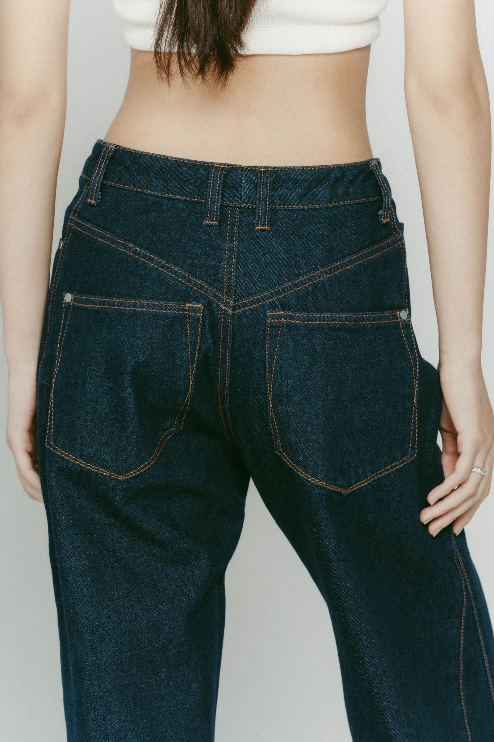 denim baggy pants(unisex) / デニムバギーパンツ (インディゴ) / 25AW