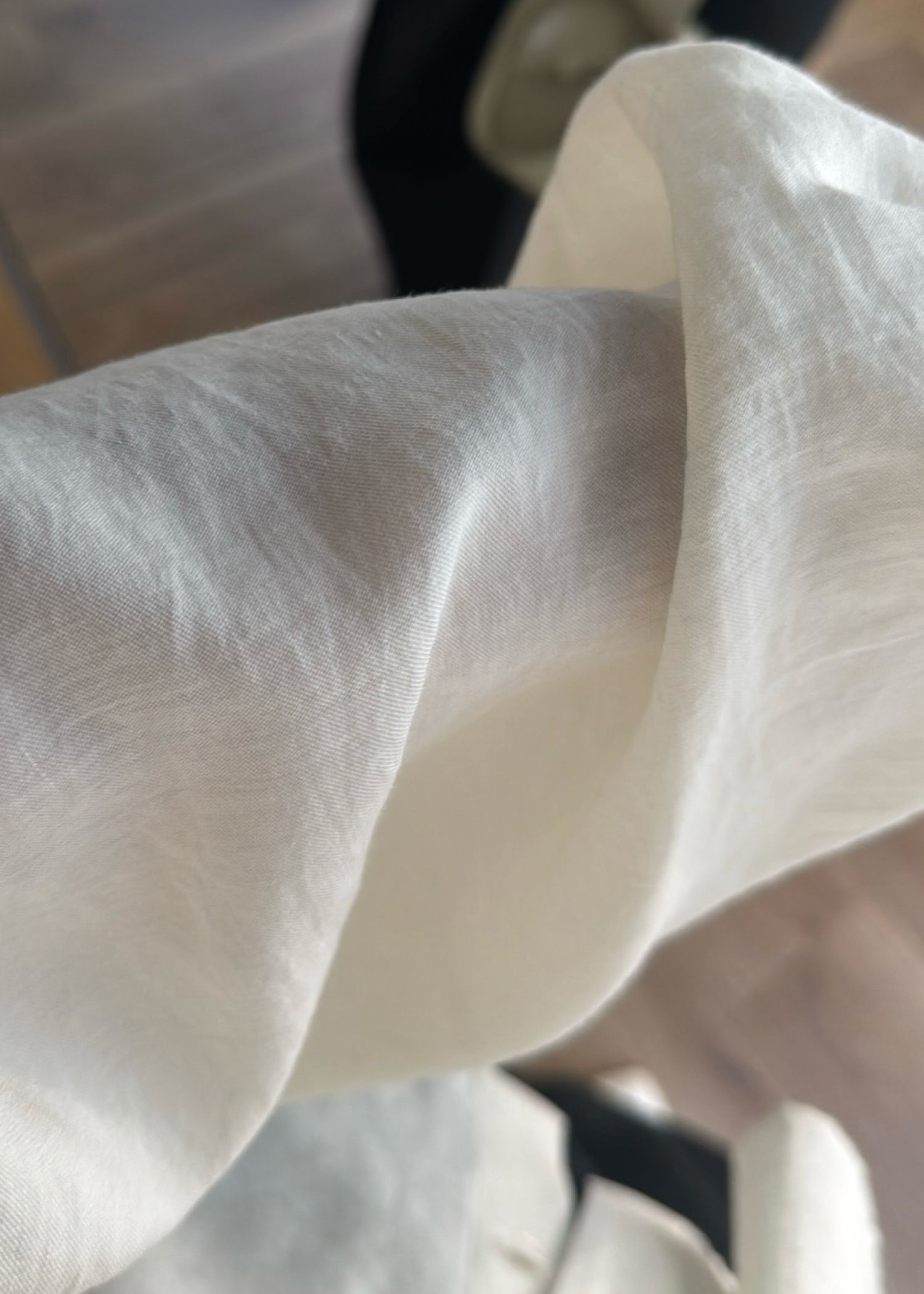 collar & cuffs triple layered over SH (Natural) / トリプルレイヤード オーバーシャツ (ナチュラル) / 26SS