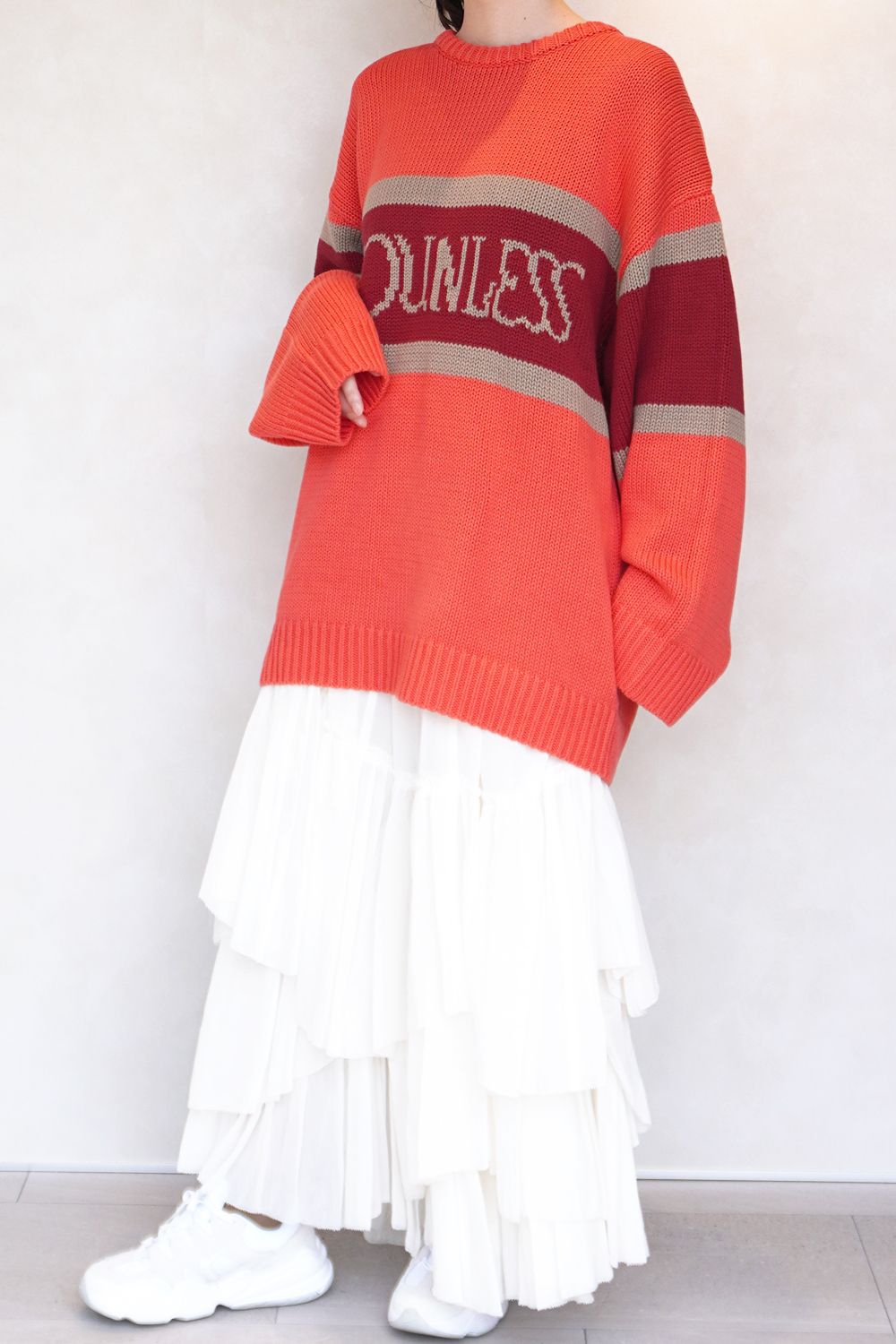 CASA FLINE - 【1番人気】COTTON TIERED SKIRT / コットン CASA FLINE - 【1番人気】COTTON TIERED SKIRT / コットン
