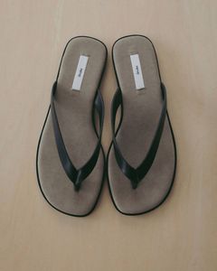 バイカラー トングサンダル (ブラック) Bicolor Tongs Sandals (Black) / 27SS