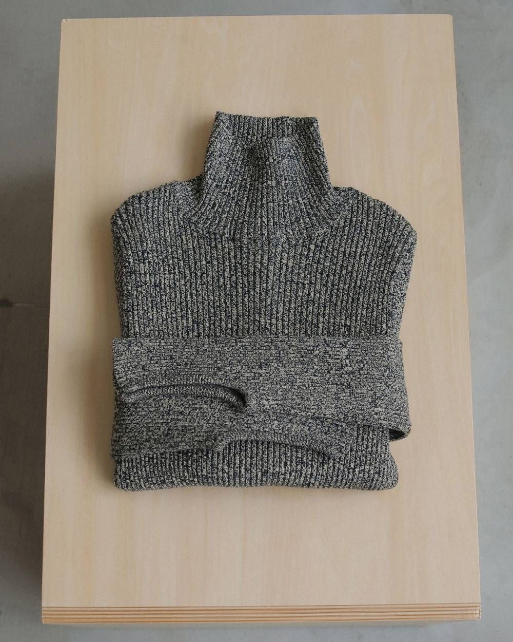 スリットタートルニット (ミックス) Slit Turtle Knit (MIx) / 26AW 【6月29日まで期間限定予約】