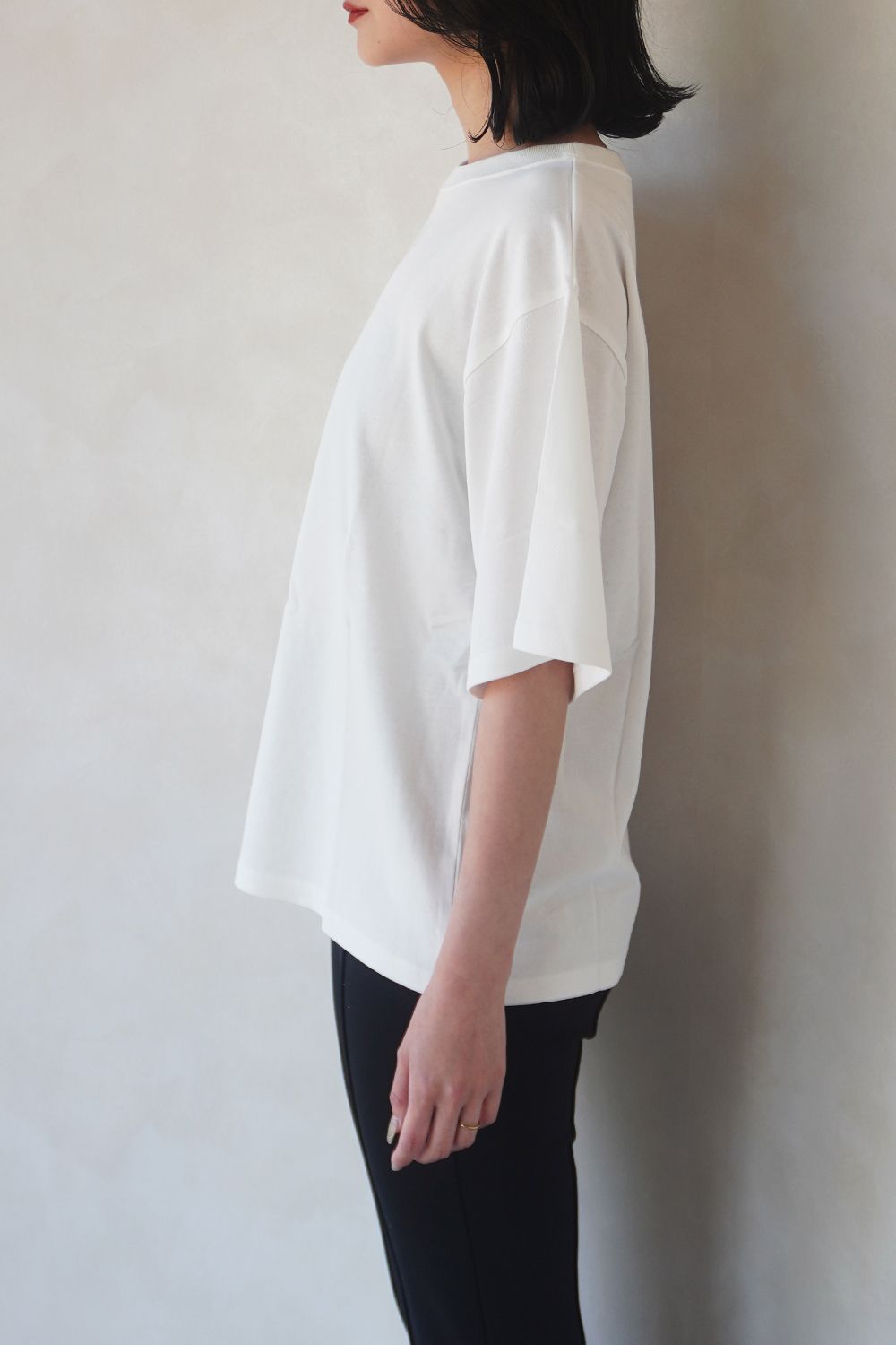 COTTON RELAX T-SHIRT / コットン リラックスTシャツ (ホワイト)