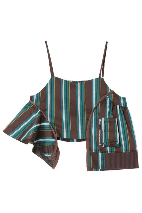 MULTI STRIPE CAMISOLE / マルチストライプキャミソール (ブラウン)