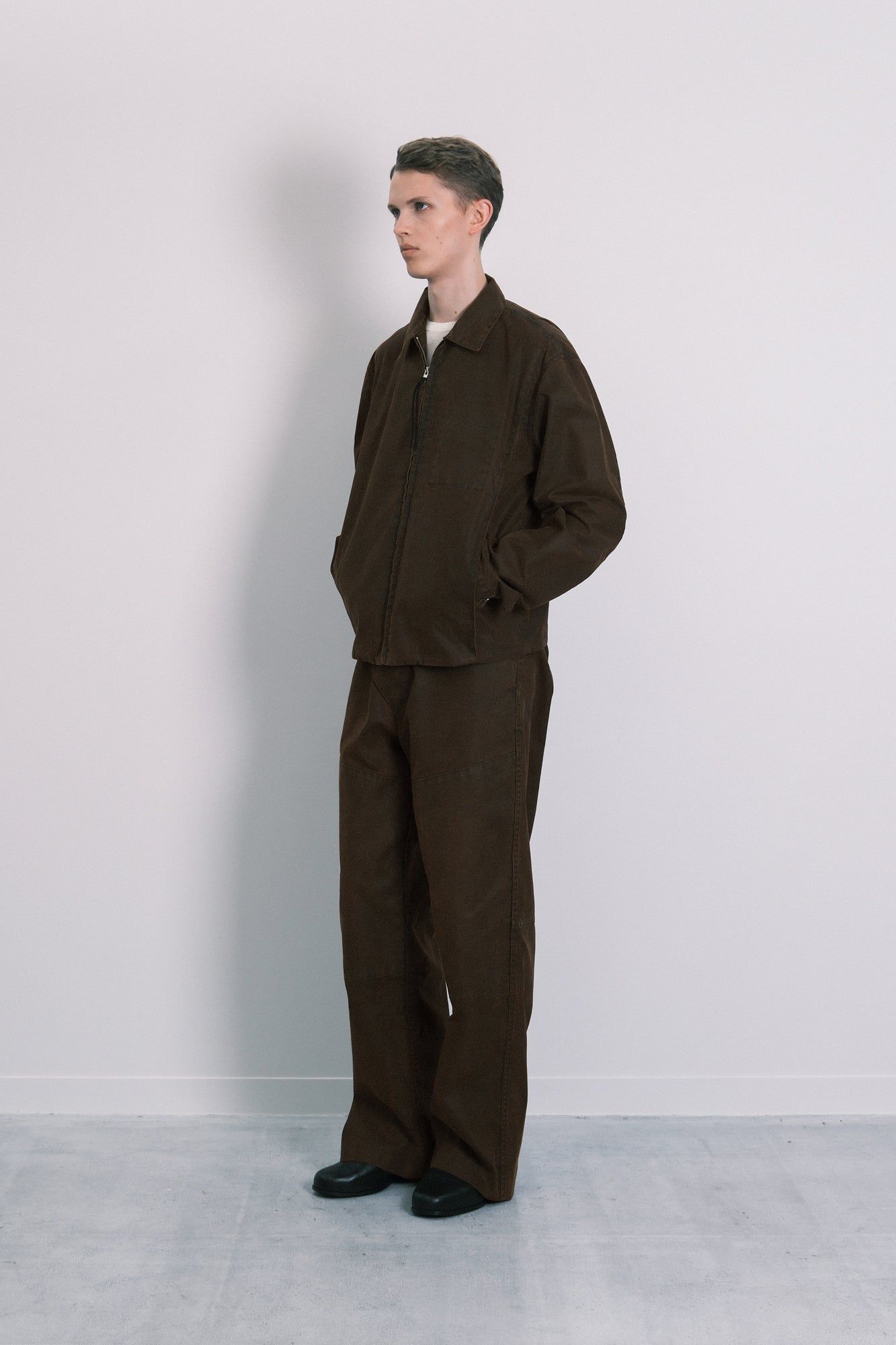 ユーティリティ ジーンジャケット (ブラウンキャンバス) UTILITY JEAN JACKET (Brown canvas) /デニムジャケット / Gジャン / メンズ / ユニセックス
