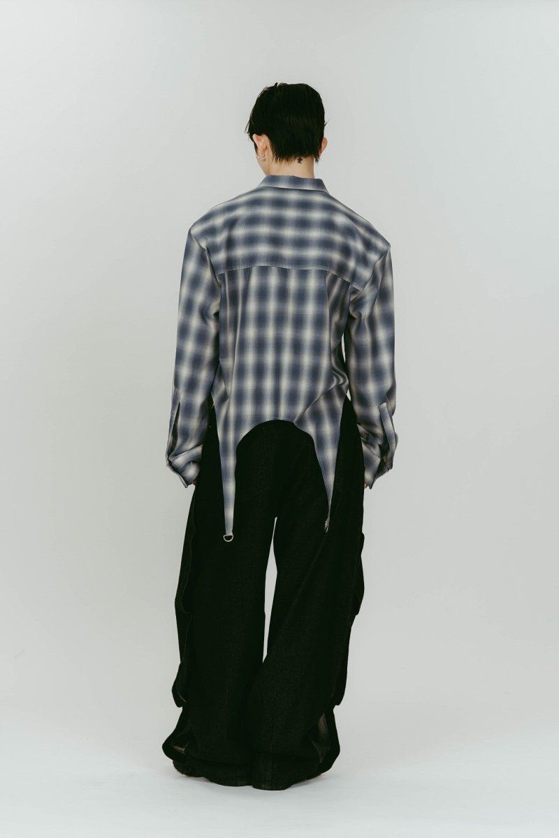 design overshirt (Blue) / デザインオーバーシャツ (ブルー) / 26SS