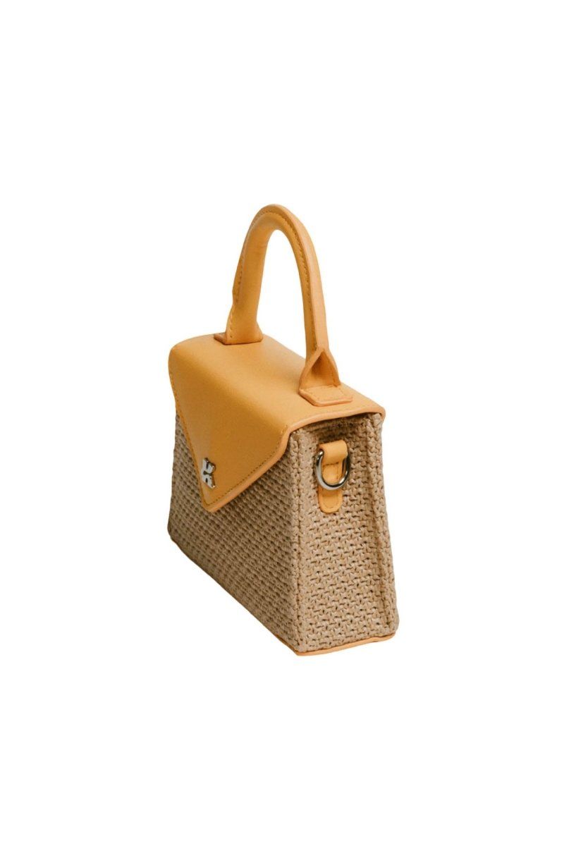 K motif mini basket / Kモチーフ ミニバスケットバッグ (イエロー) / 25SS