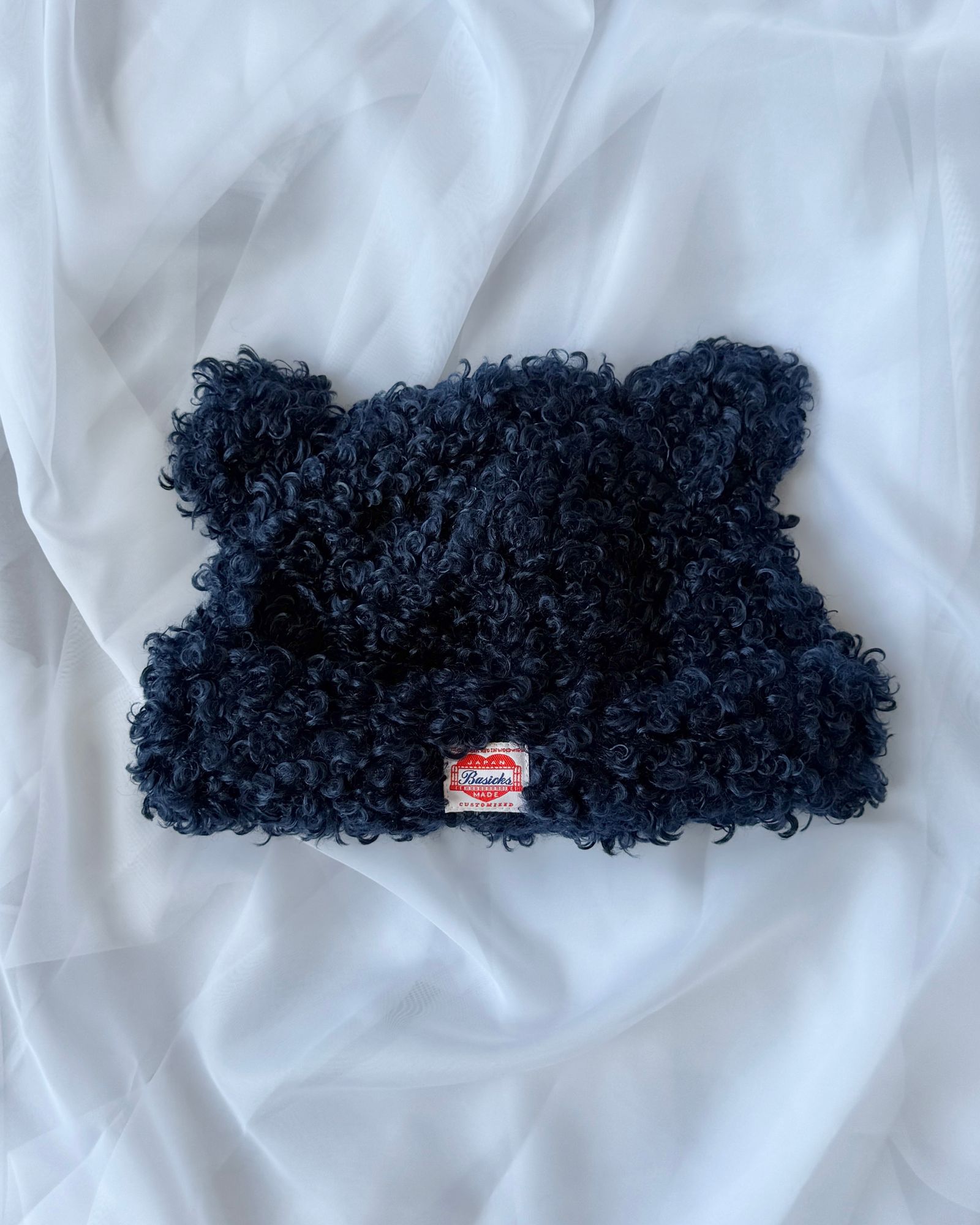 【25AW】Bear Beanie / ベアビーニー (ネイビー)