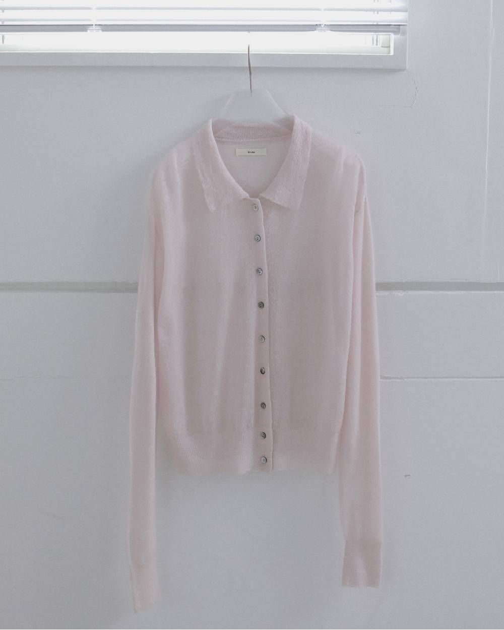 オーバーニットシャツ (ピンク) Over Knit Shirts (Pink) / 26AW 【6月29日まで期間限定予約】