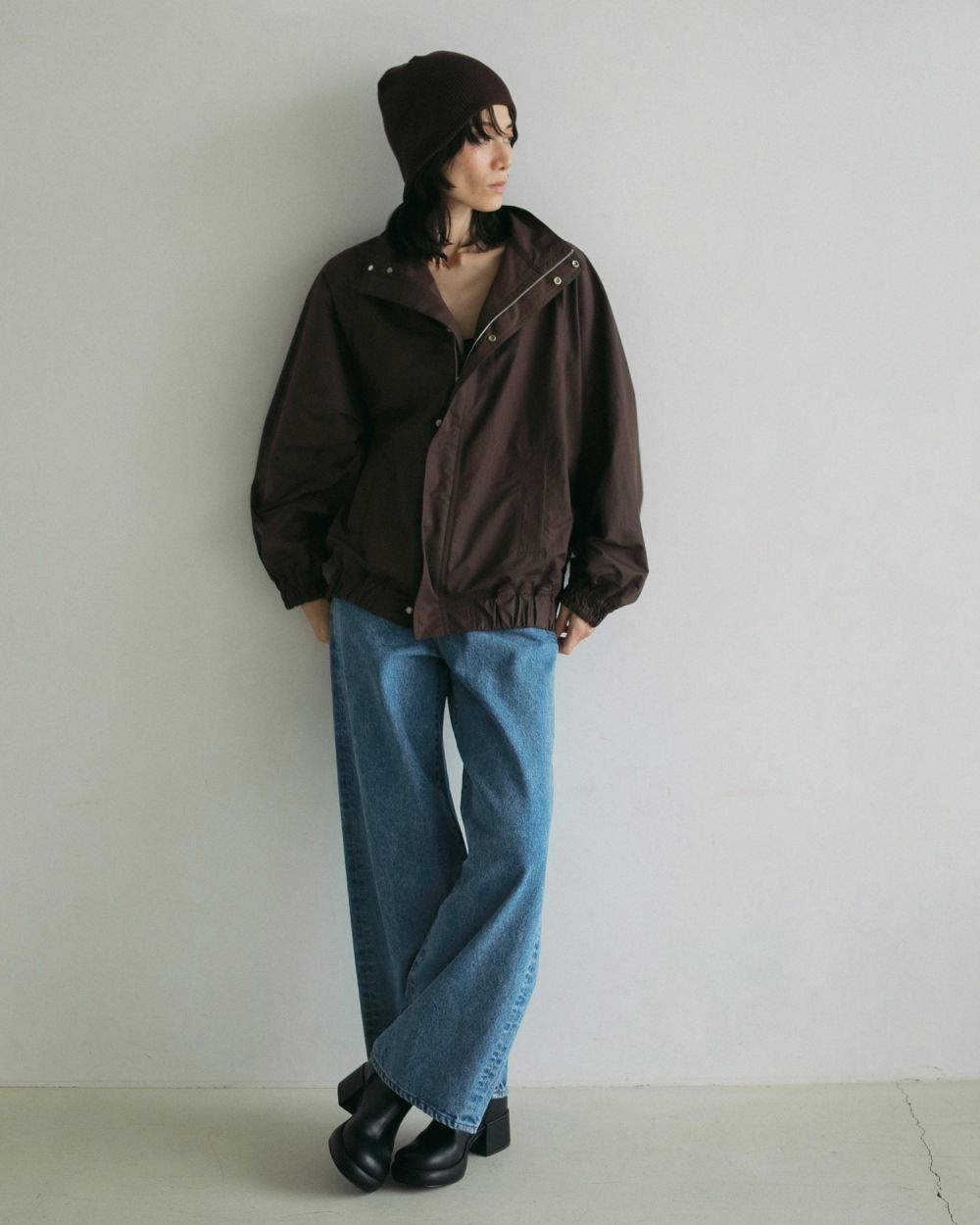 ànuke - Standcollar Zip Blouson / スタンドカラー ジップ