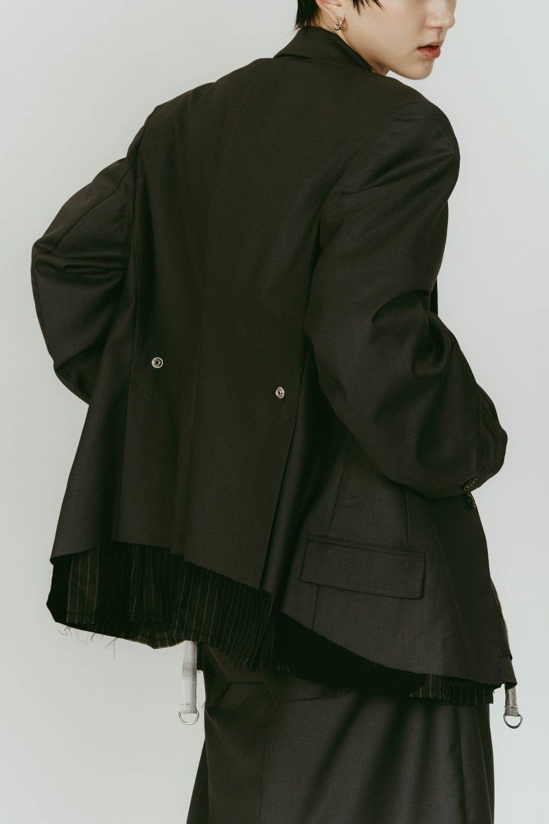 vintage tailored jacket (Gray) / ヴィンテージ テーラードジャケット (グレー) / 26SS