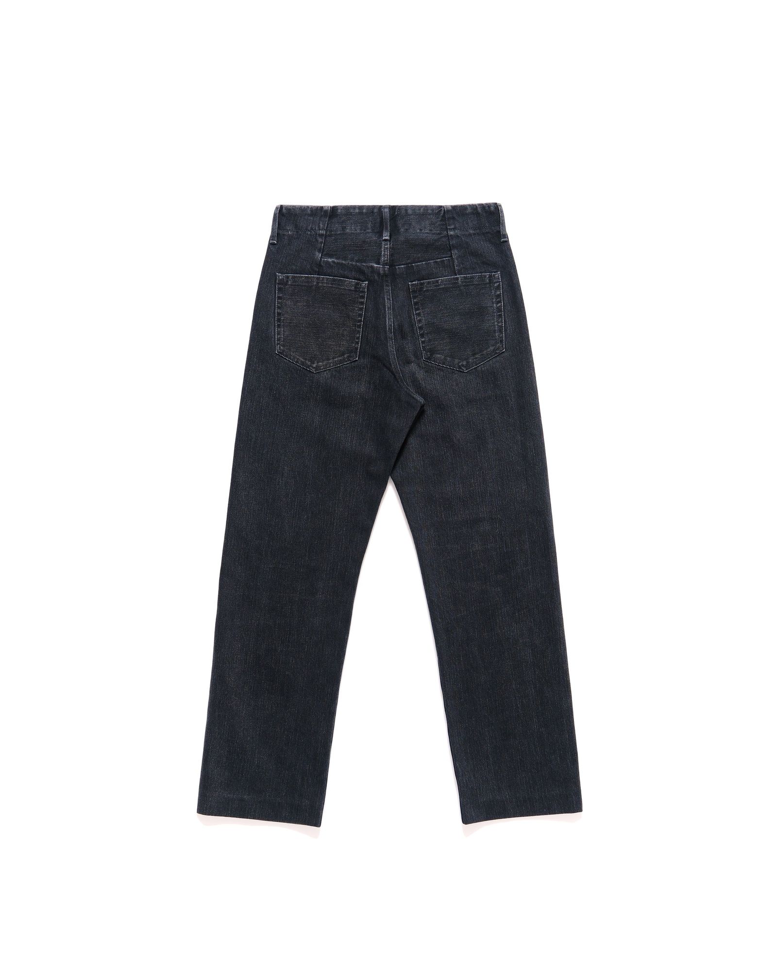 【25AW】STRAIGHT JEAN TROUSERS / ストレートジーンズ トラウザーズデニム (ブラック) / レディース