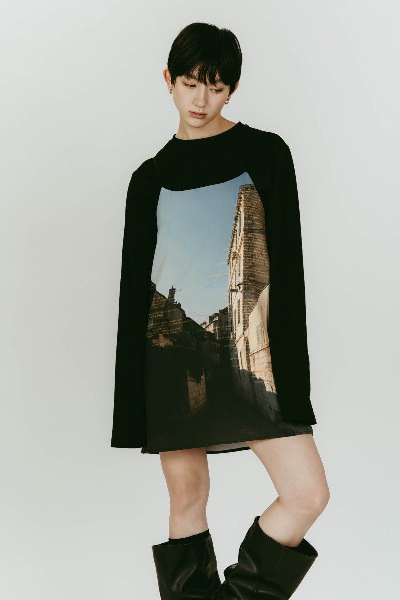 scenery print mini one piece (croatia) / 風景プリントミニワンピース (クロアチア) / 26SS