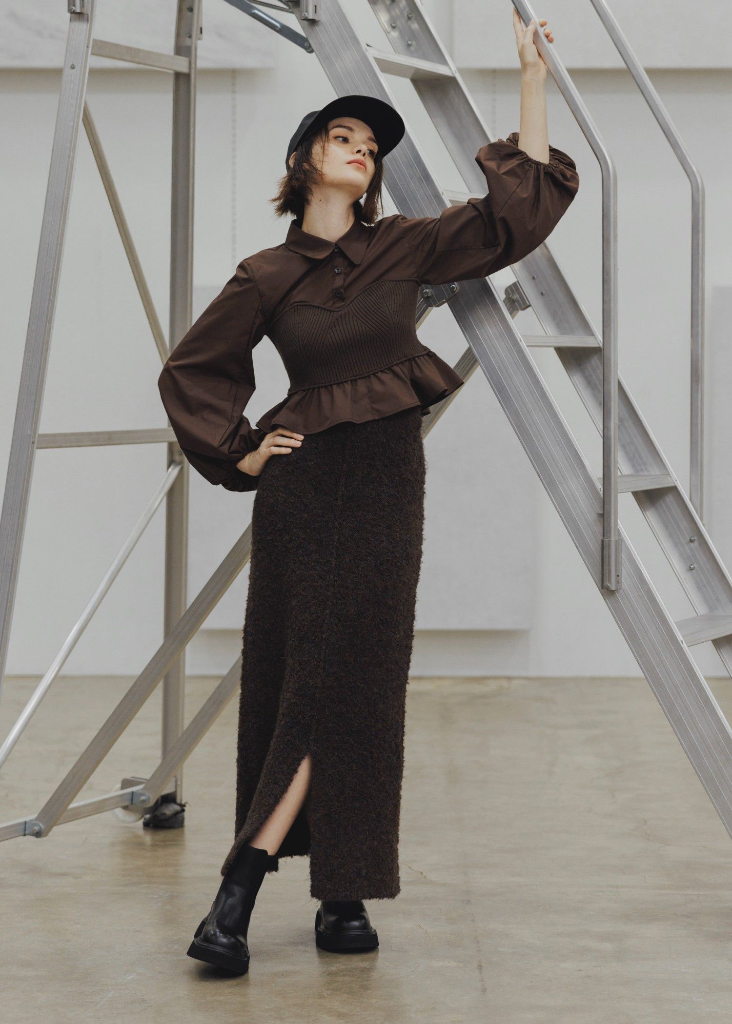 【MAISON Birth × WILLFULLY】LIMONTA 6P CAP / リモンタキャップ (ブラック) / 25AW /