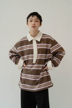 spring rugger shirt (unisex) / スプリング ラガーシャツ (ブラウンピンク) / 25SS  Knuth Marf