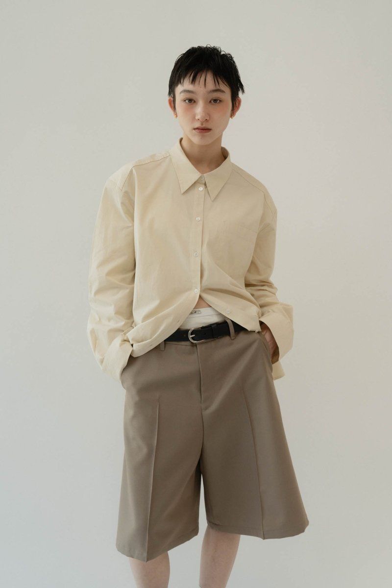 Knuth Marf - layered half pants(unisex) / レイヤード ハーフ