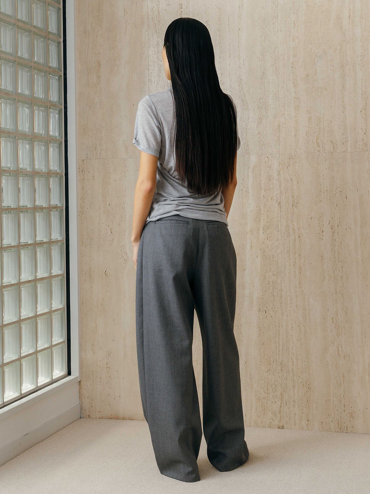 レイヤードカットトップス (グレー) LAYERED CUT TOPS (Gray) /  26SS