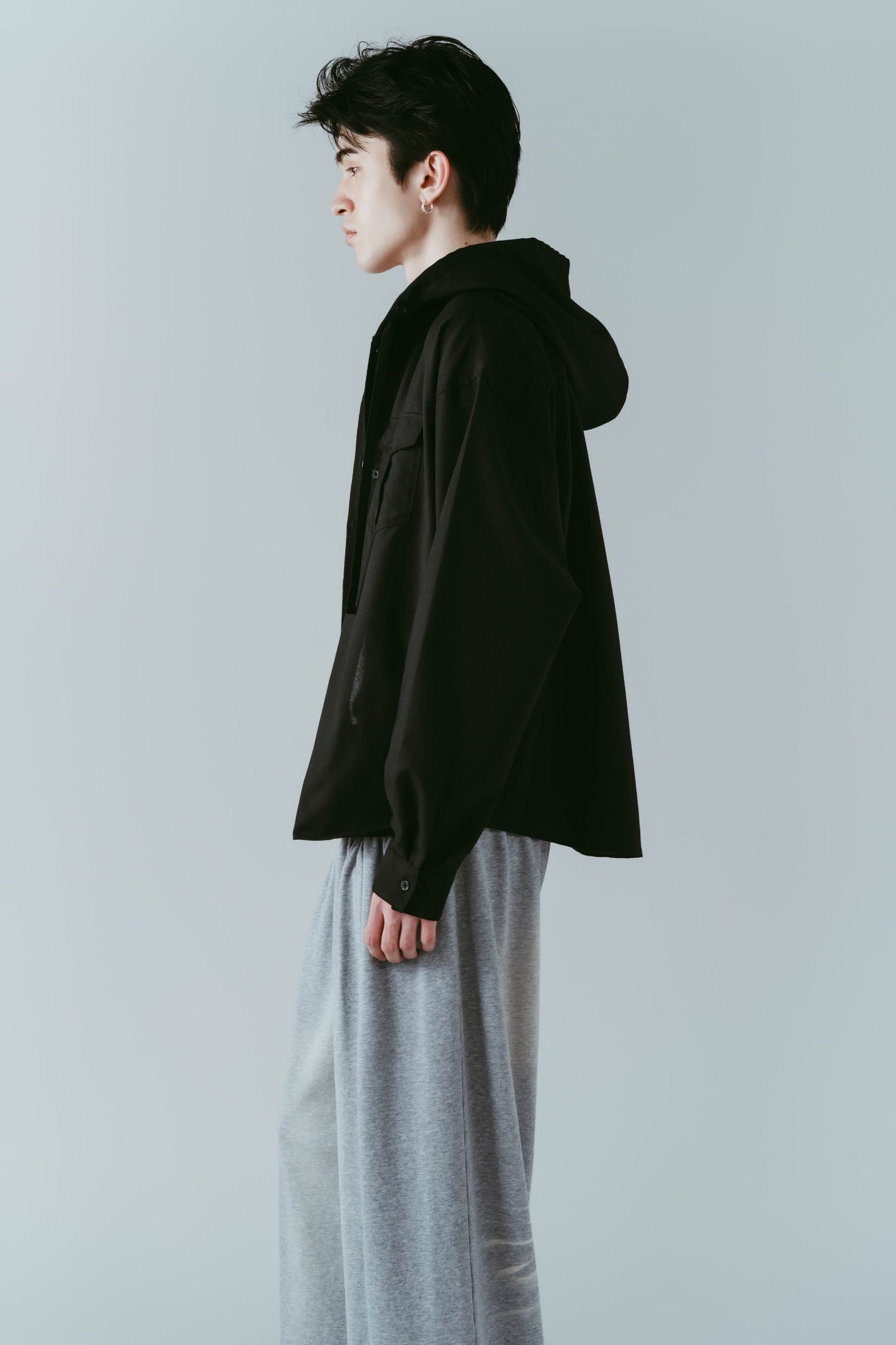 UVプロテクション フーディ (ブラック) UV protection hoodie(unisex) (Black) /  26SS