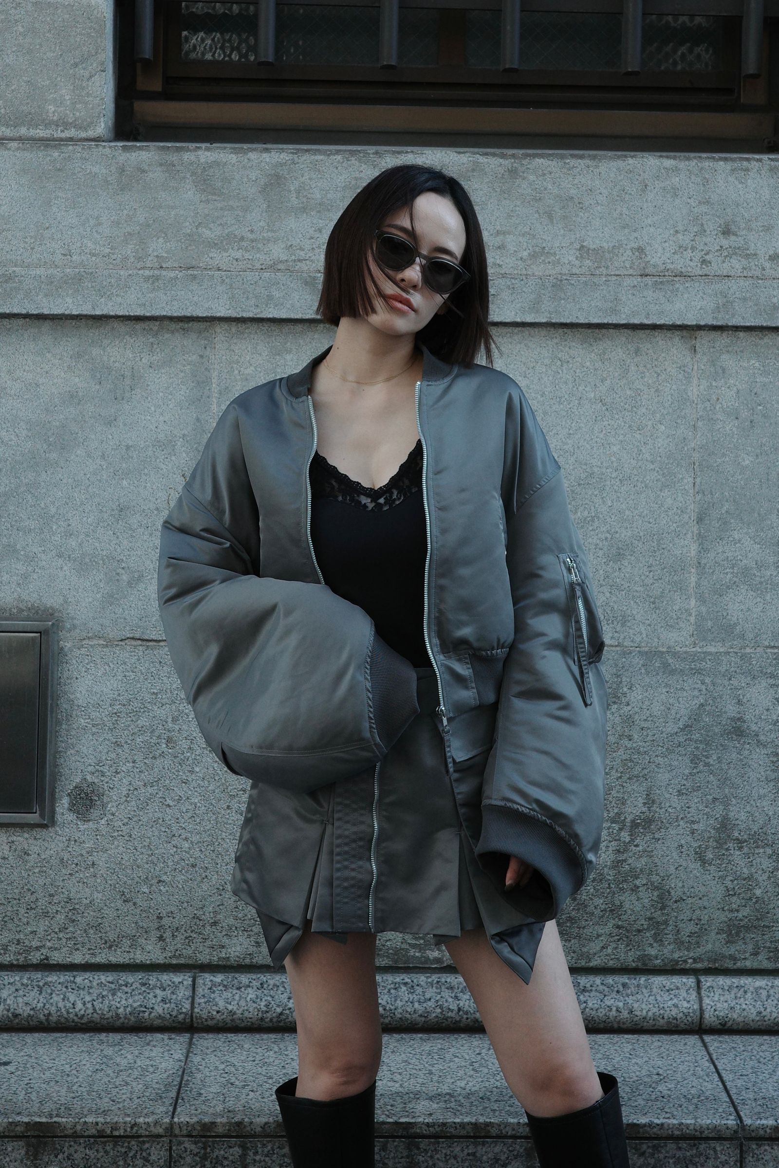 Nylon MA-1 (グレー)