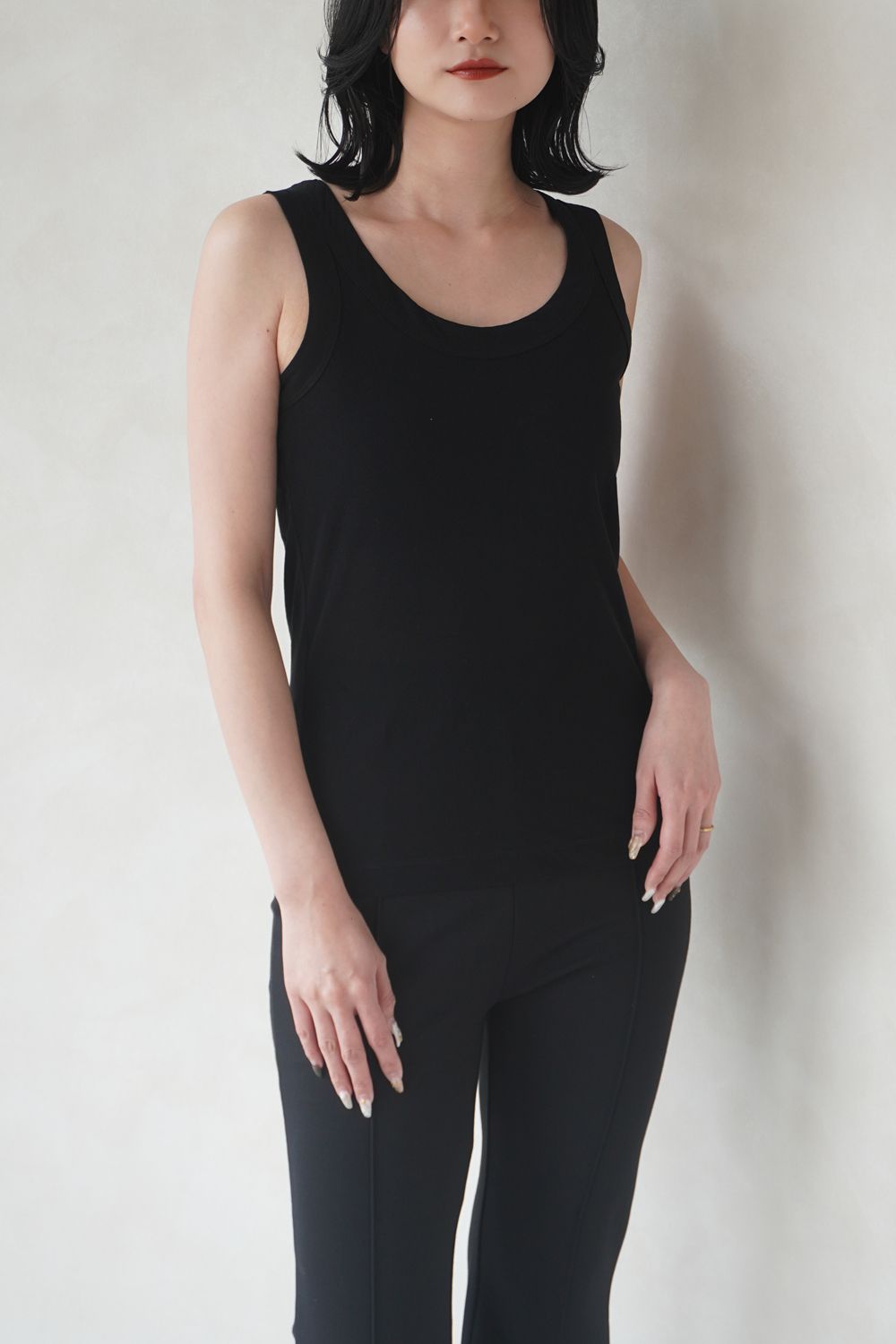 チノ CINOH タンクトップ CINOH tシャツ 「CINOH/チノ」別注 REFINA SLEEVELESS T-SHIRT