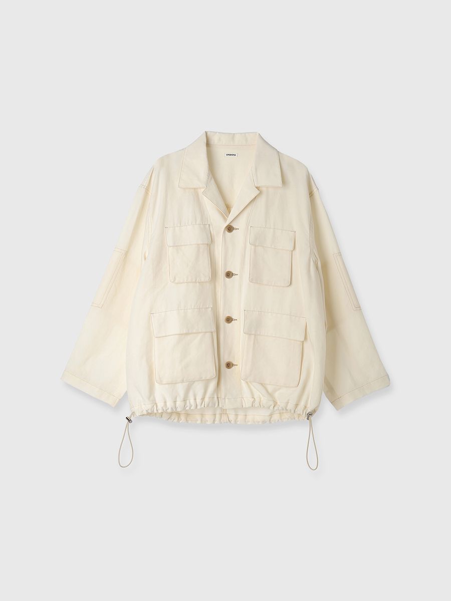 【25SS】TENCEL BDU JACKET / テンセルBDUジャケット (アイボリー)