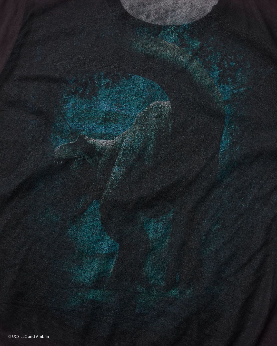 jurassic world sheer jersey big-T / ジュラシックワールドコラボ シアーTシャツ (グリーン)