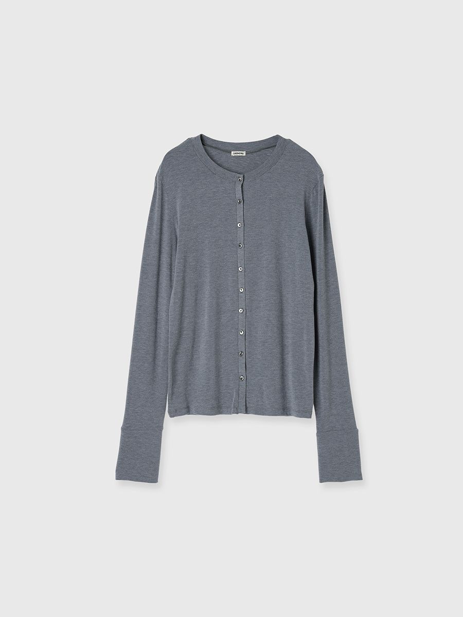 【25SS】SMOOTHY CARDIGAN / スムージーカーディガン (グレー)